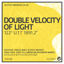 Craigellachie Double Velocity of Light - 122° U.1.1´ 1891´´