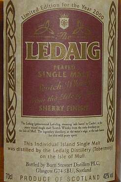 Ledaig Limited Edition for the Year 2000