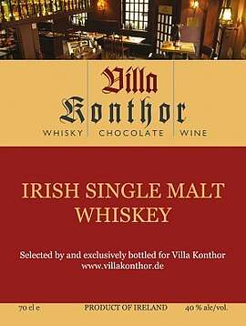 Villa Konthor Irish Single Malt Whiskey Sample