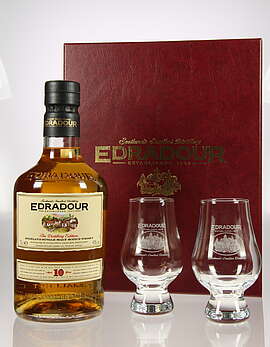 Edradour with 2 Glasses