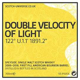 Craigellachie Double Velocity of Light - 122° U.1.1´ 1891´´