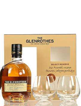 Glenrothes Select Reserve mit 2 Gläsern
