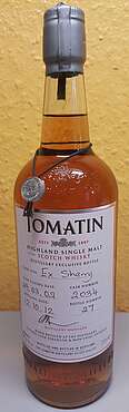 Tomatin Distillery Exclusive Bottle