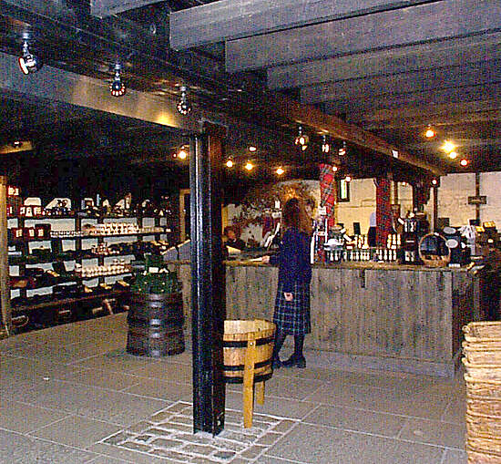 The shop inside the visitor center.