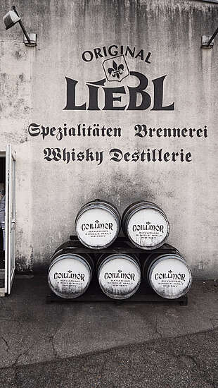 Entrance to the Liebl distillery