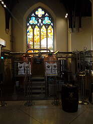 Lauter-tun and stained glass window&nbsp;uploaded by, 07. Feb 2106