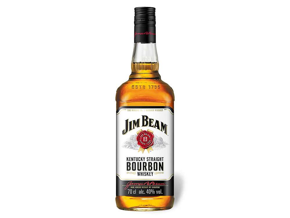 Jim Beam JIM BEAM White Kentucky Straight Bourbon Whiskey 40% Vol. - Whisky