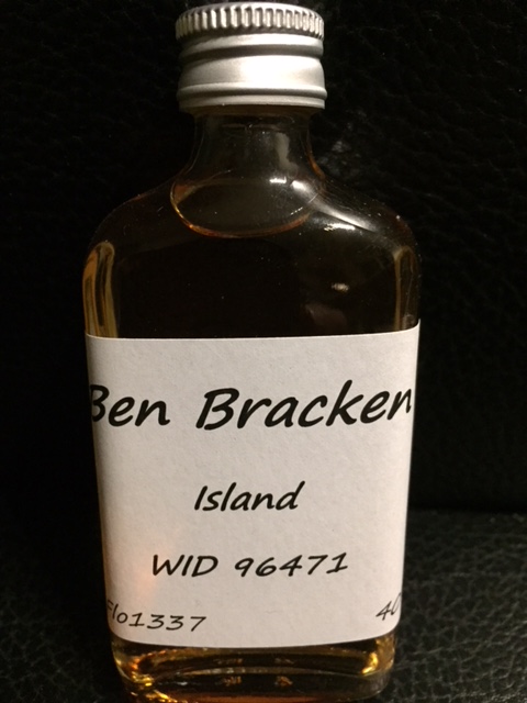 Bracken Whisky Islay Scotch Malt Ben Sample Single