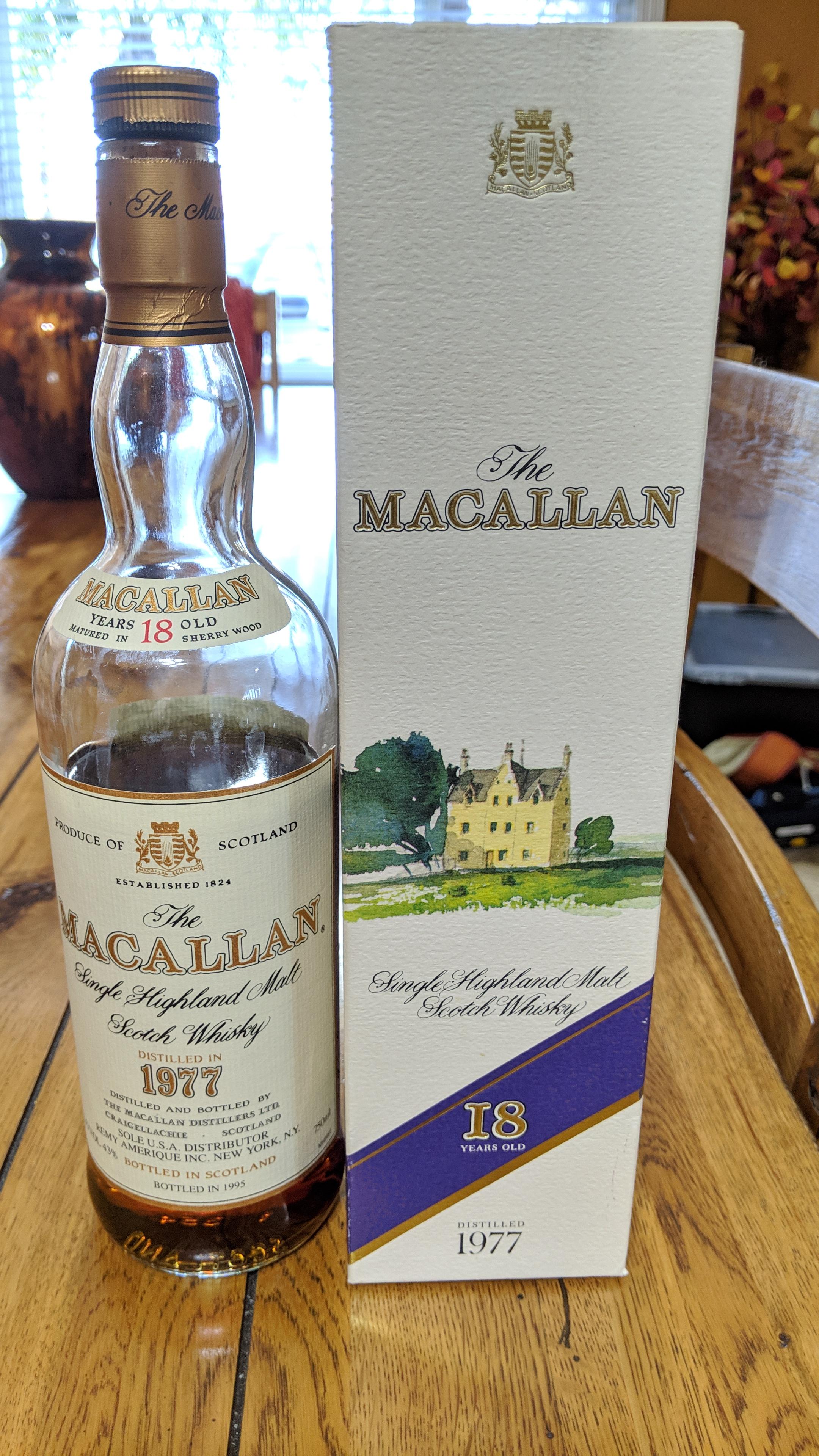 The Macallan 18 Years Old Bottled In 1977 Forum Whisky Com