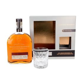 Woodford Reserve Bourbon with crystal tumbler (B-ware) 