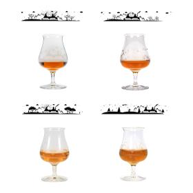 Crystal Glass Whisky.de Set Four Seasons 